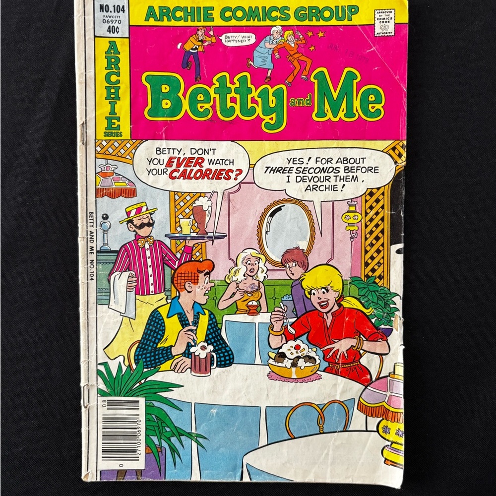 VINTAGE 1979 “Betty and Me” No. 104 Comic Book